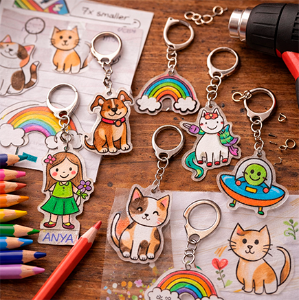 Пластиковые брелоки